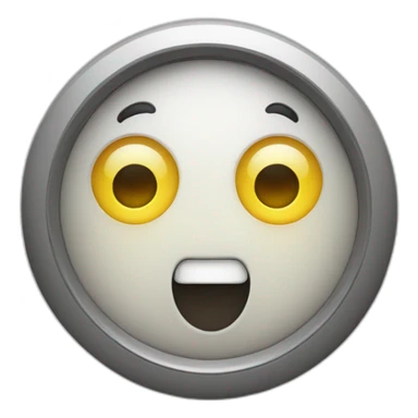 timer with goggly eyes no mouth sticker