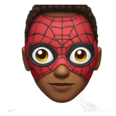  miles morales in mask sticker