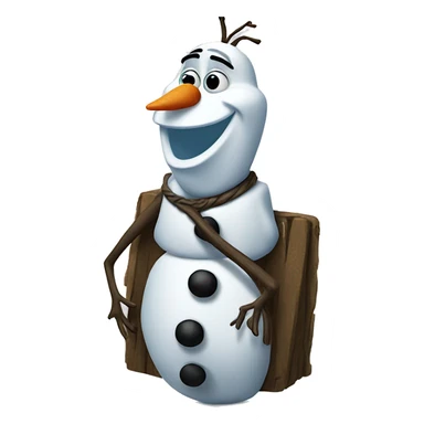 Olaf of frozen  sticker