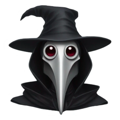 dark elf plague doctor sticker