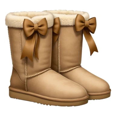 Uggs with bows sticker