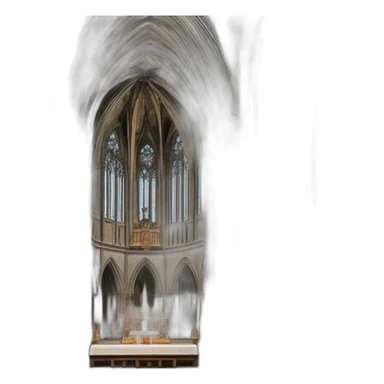 Cathédrale clermont-ferrand sticker