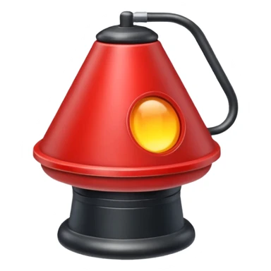 linterna de explorador detalles en rojo sticker