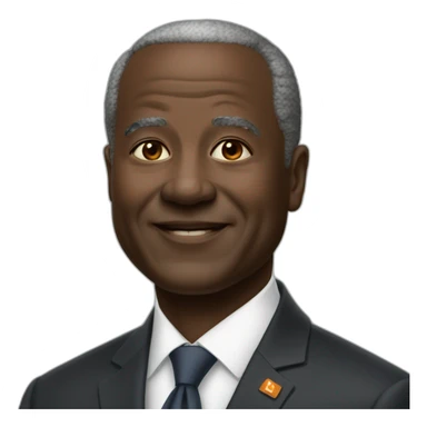 Président de cote d'ivoire  sticker