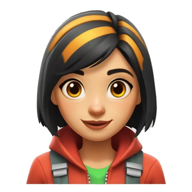 Female vanellope von schweetz in subway surfers sticker