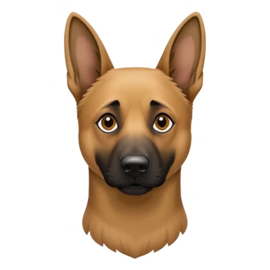 Belgian Malinois Dog that’s mixed with a German shepherd dog sticker