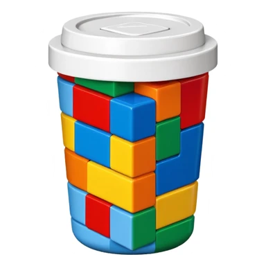 Lego  cup sticker