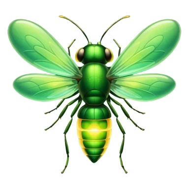 une luciole bien shinny  sticker