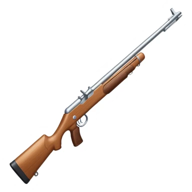 White practice colorguard rifle  sticker