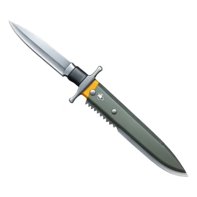 military knife  sticker