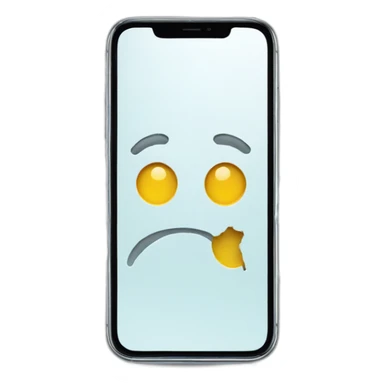 iPhone with a cracked screen sticker