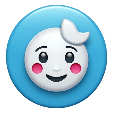 Crea un emoji de la verificación de tik tok con el bien  sticker