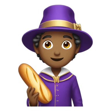 Un jeune magicien avec une baguette magique sticker