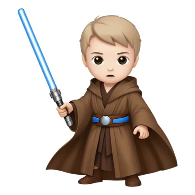 small child jedi pa sticker
