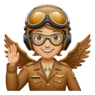 safe travels flying sticker