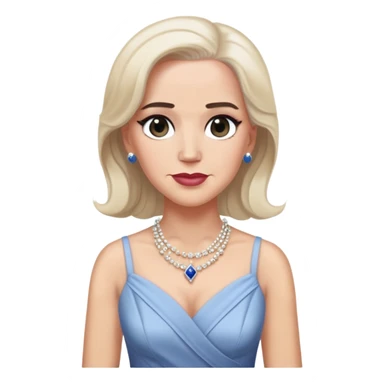 Joe Biden wearing makeup and a dress sticker