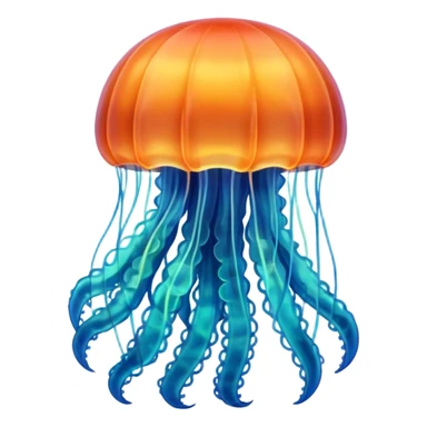 jellyfish with unique design and color but i want a simple one sticker