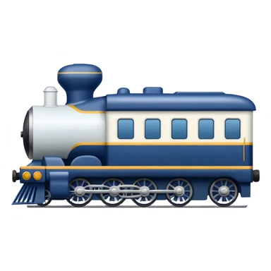 white&navy train sticker