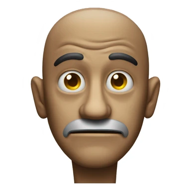 Scary man standung sticker