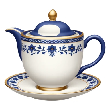porcelain tea cups sticker