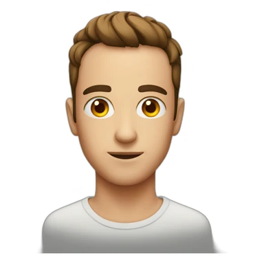 Homme au yeux rouge sticker