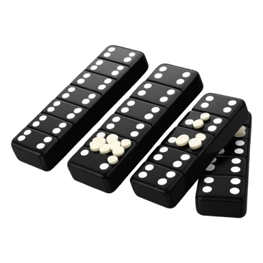 Falling Dominoes sticker