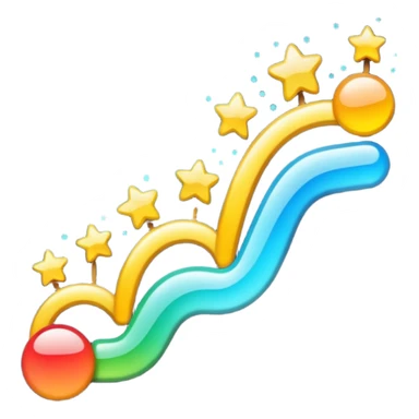 grafica de crecimiento sticker