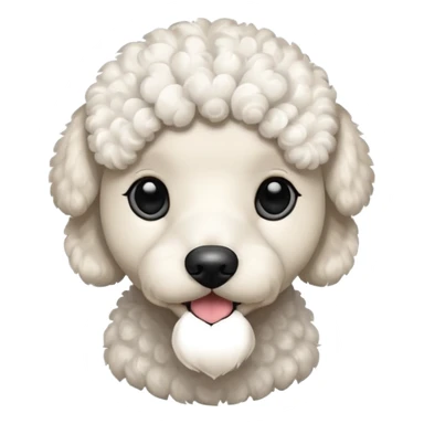 Perro poddle sticker