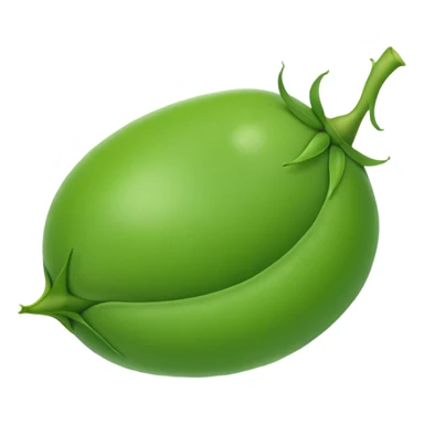simple green pea sticker