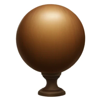 laurel oracle brown sphere  sticker