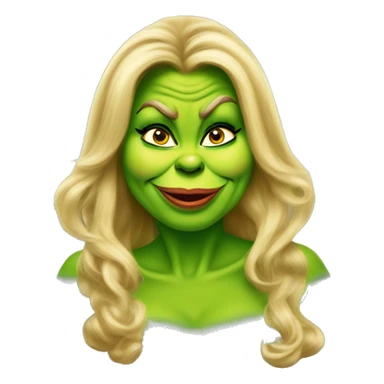 Jennifer coolidge as grinch sticker
