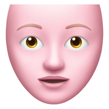 pink collagen sheet mask skincare sticker