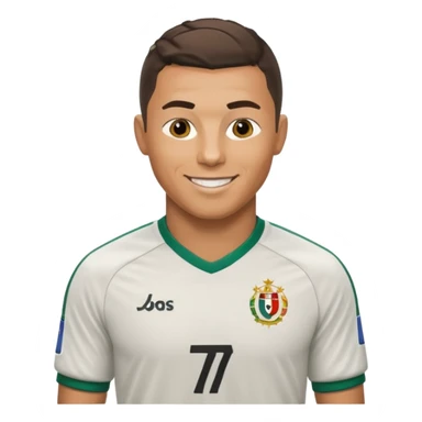 Ronaldo 2008 smiling  sticker