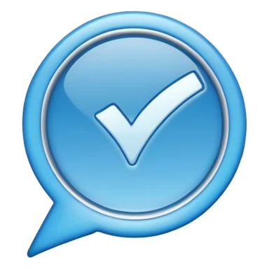 Verification icon sticker