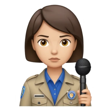 field reporter from News channel sticker