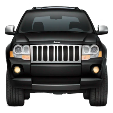 2008 Black Jeep grand Cherokee  sticker