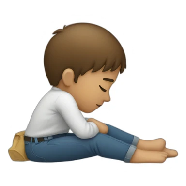 person who fell face down sticker