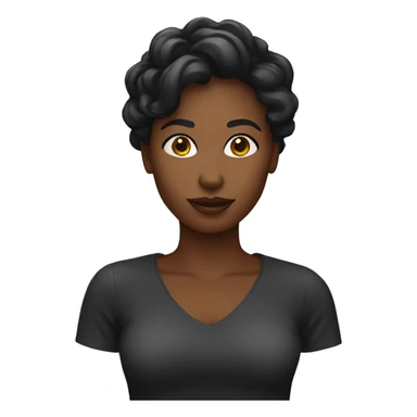 femme noire web designer sticker