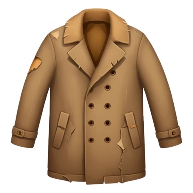 torn coat sticker