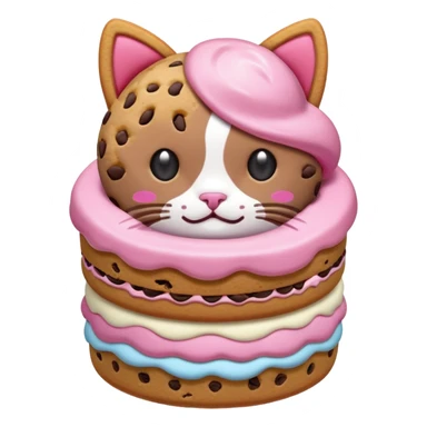 cookie cat sticker