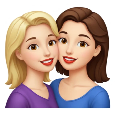 Kissing lesbian sticker