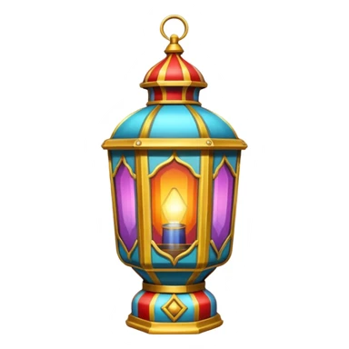 circus lantern sticker