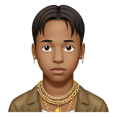 asian travis scott sticker