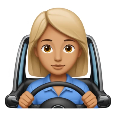 Simit araba kullanıyor sticker