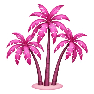 palmeras rosa sticker
