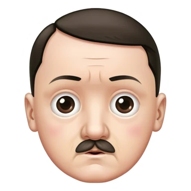 Adolf Hitler foetus cute sticker