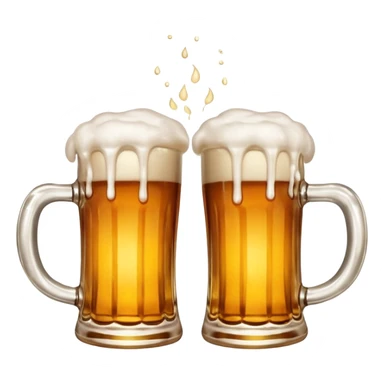 hands holding beer mugs cheers no face sticker