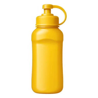 Mustard bottle sticker