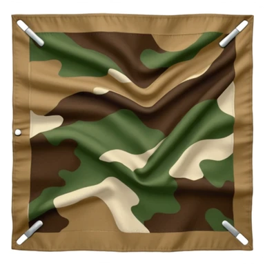 camouflage bandana sticker