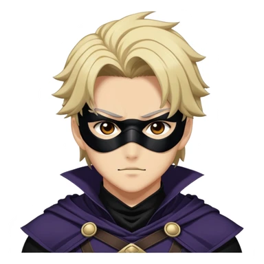 masked character Cid Kagenou from The Eminence in Shadow anime sticker